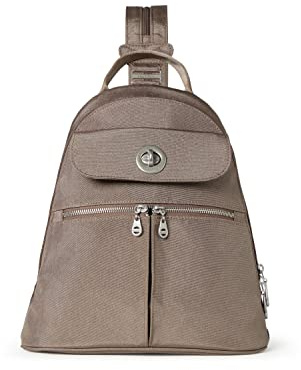 Baggallini Damen Naples Convertible Rucksack, Portobello Shimmer, Einheitsgröße