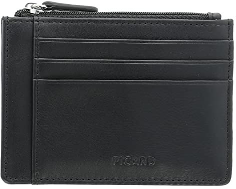 Picard Herren Kreditkartenetui Brooklyn aus Rinderleder mit RFID-Schutz in der Farbe Schwarz, 7927043001