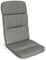 KETTtex EXKLUSIV Auflage Hochlehner Silbergrau I Gartenstuhl Polster 123x50x9cm I KTH3 Sitzauflage weich & robust I Wetter- & formbeständige Stuhlauflage I pflegeleichtes Sitzkissen I Dessin 8643