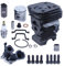 Gubeter Kit de Joint de Botte d'admission de Piston de Cylindre de 42 mm, pour tronçonneuse Husqvarna 445 445E II 450, pour tronçonneuse Jonsered Cs2245 Cs2250, 544119902