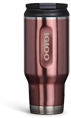 Igloo, 907.2 g Stainless Steel, Tumbler, Flip 'n' Sip, Flamingo