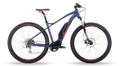 HEAD Damen Granby Joy E-Mountainbike, Matt Blue/Peach, 51