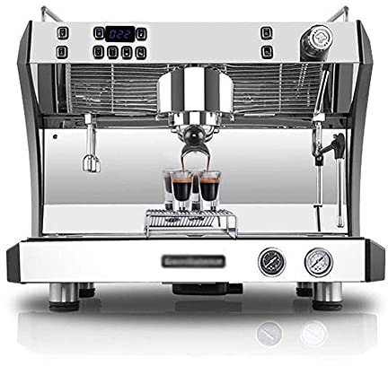 HWSY Máquina de café semiautomática Italiana de un Solo Cabezal Equipo Comercial de cafetería Tipo Bomba de molienda Fresca,Negro Interesting