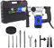 Martello perforatore da 1500 W, 6 Joule SDS, martello di demolizione elettrico, martello elettrico multifunzione, 800 giri/min, velocità variabile con manico girevole a 360°