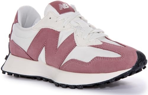 NEW BALANCE 327, Sneaker Donna, Bianco e Viola, 38 EU