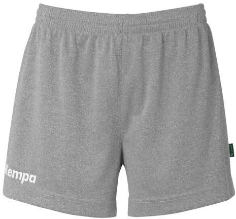 Kempa Damen Team Shorts, Dark Grau Melange, S EU