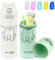 XUHN Zahnbürsten Etui Reise Zahnputzbecher Reisezahnbürsten Box 2 Stück Zahnbürste Reiseetui Kinder, Kunststoff Zahnbürsten Etui Kinder, Tragbar Zahnbürstenhalter für Reise Camping Schule