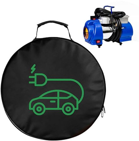 Electric Car Charger Cable Bag - Waterproof Charger Cable Storage Bag for EV | Car Trunk Organization Automotive Charger Container for Car Vacuum Cleaner, Repair Tools