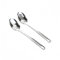 IMEEA Serving Spoons Large Slotted Spoon SUS304 Stainless Steel Cooking Spoon 12.8in/32.5cm Kitchen Spoon Long Handled Serving Spoon, Set of 2