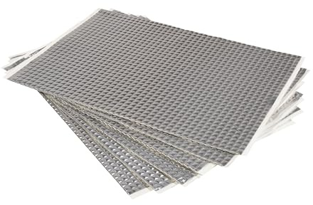 vibrofiltr Alubutyl 3,5m² Dämmmatten für Auto Dämmplatten 50cm x 35cm x 2mm Set von 20 Blätter Schalldämmung für Kfz Pkw Anti Dröhn Selbstklebende Dämmung Matten 2,75 kg/m² für Fahrzeugdämmung