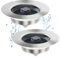 3 in 1 Kitchen Sink Drain Strainer & Stopper Combo, SUS304 Stainless Steel Pop-up Kitchen Drain Stopper with Strainer Basket, Fast Drainage Kitchen Sink Plug for Standard 3-1/2 Inch Drain, 2 Pack