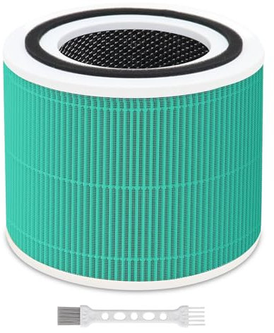 Laukowind1 filtro di ricambio per purificatore d'aria Core 300-P, Core 300 Core 300s Core 300-RF 3 in 1 H13 HEPA, filtro di ricambio al carbone attivo, pulisce fino al 99,98% di particelle, verde