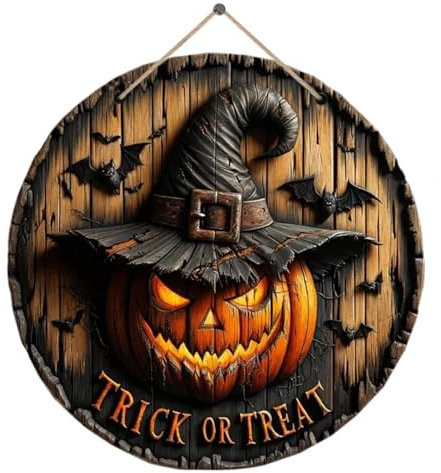 Nuyhgtr Sorcière suspendue d'Halloween | Sorcière en bois avec corps de squelette, décoration en bois pour cour, pelouse, porte, fenêtre