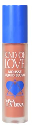Viva la Diva Kind of Love Mousse Liquid Blush – Farbe N1 Romantic Flüssiger Rouge mit Mousse-Textur für ein sanftes Auftragen und ein natürliches Finish