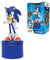 Lexibook, SEGA Sonic The Hedgehog, Luce notturna tascabile a LED per la cameretta dei bambini, luce soffusa, a batteria, Blu, NLJ01SN