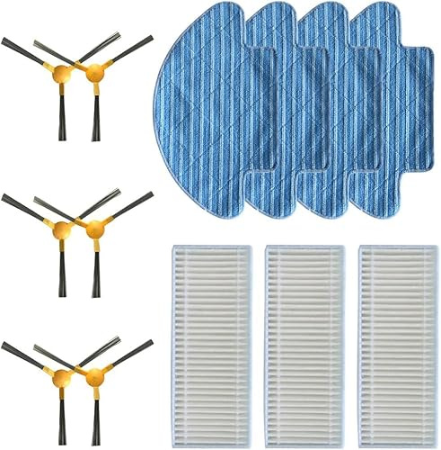 Daaxing Hepa Filters - Almohadillas laterales para robot aspirador IKOHS Netbot S12, accesorios de repuesto (A)