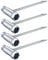 MetVot 4 Stück 13 mm X 19 mm Zündkerzenschlüssel Kettensägenschlüssel T Schraubenschlüssel Kombischlüssel
