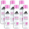 6 er Pack adidas Anti-Transpirant Spray Control Deodorant Deospray 6 x 150 ml