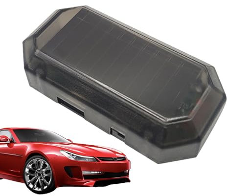 Luz de alarma de coche falso, alarma de coche falso - Dispositivo de alarma de coche,Luz de seguridad visual con energía solar para vehículos de seguridad para el estacionamiento automotriz de camione