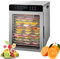 Essiccatore alimentare (10 vassoi extra large in acciaio inossidabile)essiccatore da 800W for carne secca,frutta,verdura,snack for cani,timer digitale 24ore-controllo della temperatura da 86°a190°F(12