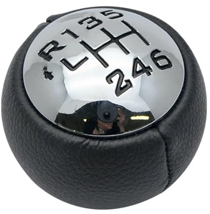 Schaltknäufe Auto 6-Gang-Schalthebel-Schaltknauf, Auto-Schalthebel, 307-Getriebekopf Für Peugeot 307 308 407 5008 807 Für Citroen C3 C4 C5