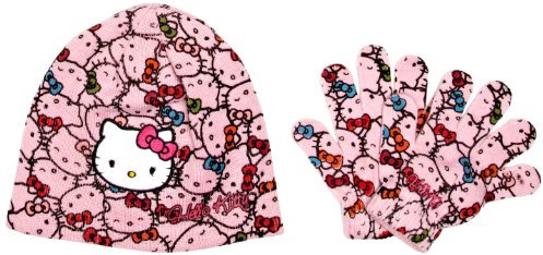 Hello Kitty - Berretto, bambina, Rosa (Pink), 52 cm- UK