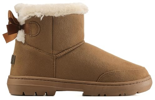 Holly Womens One Bow Tall Classic Waterproof Winter Rain Snow Boots