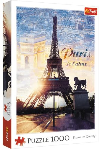 Trefl 10394 , Puzzle, Paris bei Tagesanbruch, 1000 Teile, für Kinder ab 12 Jahren