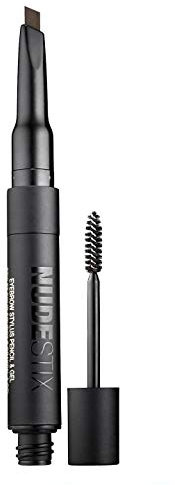 Nudestix Stylus Eyebrow Pencil & Gel – Dual-Ended Brow Definer with Precision Pencil & Clear Gel for Shaping, Filling & Setting | Dirty Blonde