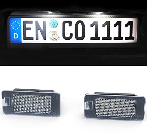 LED Kennzeichenbeleuchtung weiß 6000K passend für 5er BMW E39 E60 Limousine