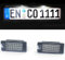 LED Kennzeichenbeleuchtung weiß 6000K passend für 5er BMW E39 E60 Limousine