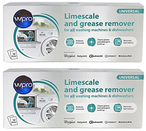 Indesit Dishwasher 3in1 Limescale Descaler & Detergent Remover 24 x 50g Sachets (2 Packs)