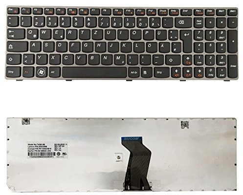 Bucom Für IBM Lenovo IdeaPad N580 G580 Z580 N581 N585 N586 G581A G585A G585 DE Deutsche Tastatur Silber