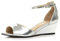 AJVANI low mid wedge heel ankle strap casual evening sandals size 8 41