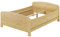 Erst-Holz® Seniorenbett extra hoch 140x200 Doppelbett Holzbett Massivholz Kiefer Bett ohne Zubehör 60.44-14 oR