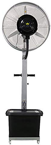 ZYFA Ventilador Industrial de pie, con Nebulizador de Agua, 41L, Oscilante, de pie con humidificador de nebulización, de Piso para Exteriores para Enfriar su área rápidamente