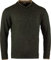 Jack Pyke Ashcombe - Jersey de Punto con Cuello de Pico - 100% Lana de Borrego - Verde Oliva Oscuro - XL