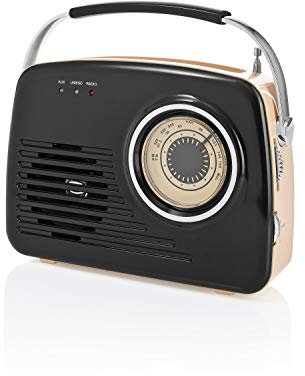 Retro Radio 6088371 FM AM Tuner USB SD AUX IN Kopfhörer