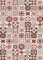 Mani Textile Tapis de Cuisine Carreaux de Ciment