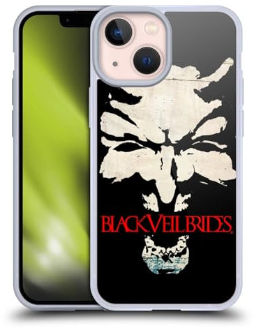 Head Case Designs Offizielle Black Veil Brides Teufel Art Kunst Der Band Gelhülle [Militärischer Schutzgrad] Kompatibel Mit Apple iPhone 13 Mini Und Kompatibel Mit MagSafe