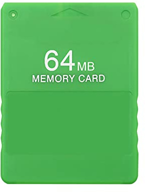 XHSESA Scheda di memoria professionale da 64 MB con funzione FMCB per accessori per console di gioco PS2 (verde)