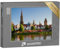 puzzleYOU: Puzzle 1000 Teile „Blick von Neu-ULM auf ULM an der Donau“ – aus der Puzzle-Kollektion ULM, Donau, Ulmer Münster, Regionale Puzzles Deutschland