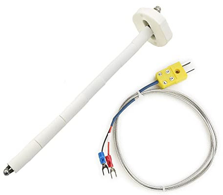 Thermocouple étanche de type K, bloc de thermocouple de type K, sonde de four en céramique 2372/1300 degrés F/C 11G outil haut