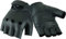 BLACKWILD Fingerlose Handschuhe | Ohne Finger Leder Motorradhandschuhe Herren und Damen| Fingerlos Fahrradhandschuhe,Gym Fitness Handschuhe auch für MTB und Taktische (Schwarz, S)