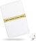 Craftido Tissu 100% Coton Oeko-Tex au mètre, 112cm Largeur x 274cm Extra Longue, Poids Moyen 145g, pour Matelassage, Couture, Confection de robes, Literie, Doublures, Loisirs Créatifs - White