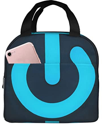 Isolierte Lunch-Tasche, die den Strom ausschaltet, Lunchbox, wiederverwendbare, süße Tote-Lunchbox für Erwachsene und Kinder, auslaufsichere Lunch-Kühltasche für Arbeit, Büro, Reisen, Schule, Pickni