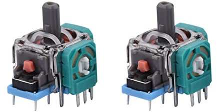 2 piezas de repuesto de joystick analógico 3D para controlador