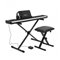 Gear4music 88 Tasten Piano Keyboard Touch Sensitive Keys Bluetooth Keyboard Piano Stand Bench Headphone
