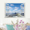 Wandaufkleber 3D Landschaft Eisbär Wandtattoo Wandtattoo Eis Winter Fensterbild Wandtattoo 50x75cm