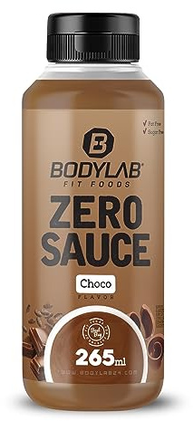Bodylab24 ZERO Sauce, Schokolade, 265 ml | Kalorienarm, nur 3–9 kcal je 15-g-Portion, fett- und zuckerreduziert, ideal für süße und herzhafte Speisen